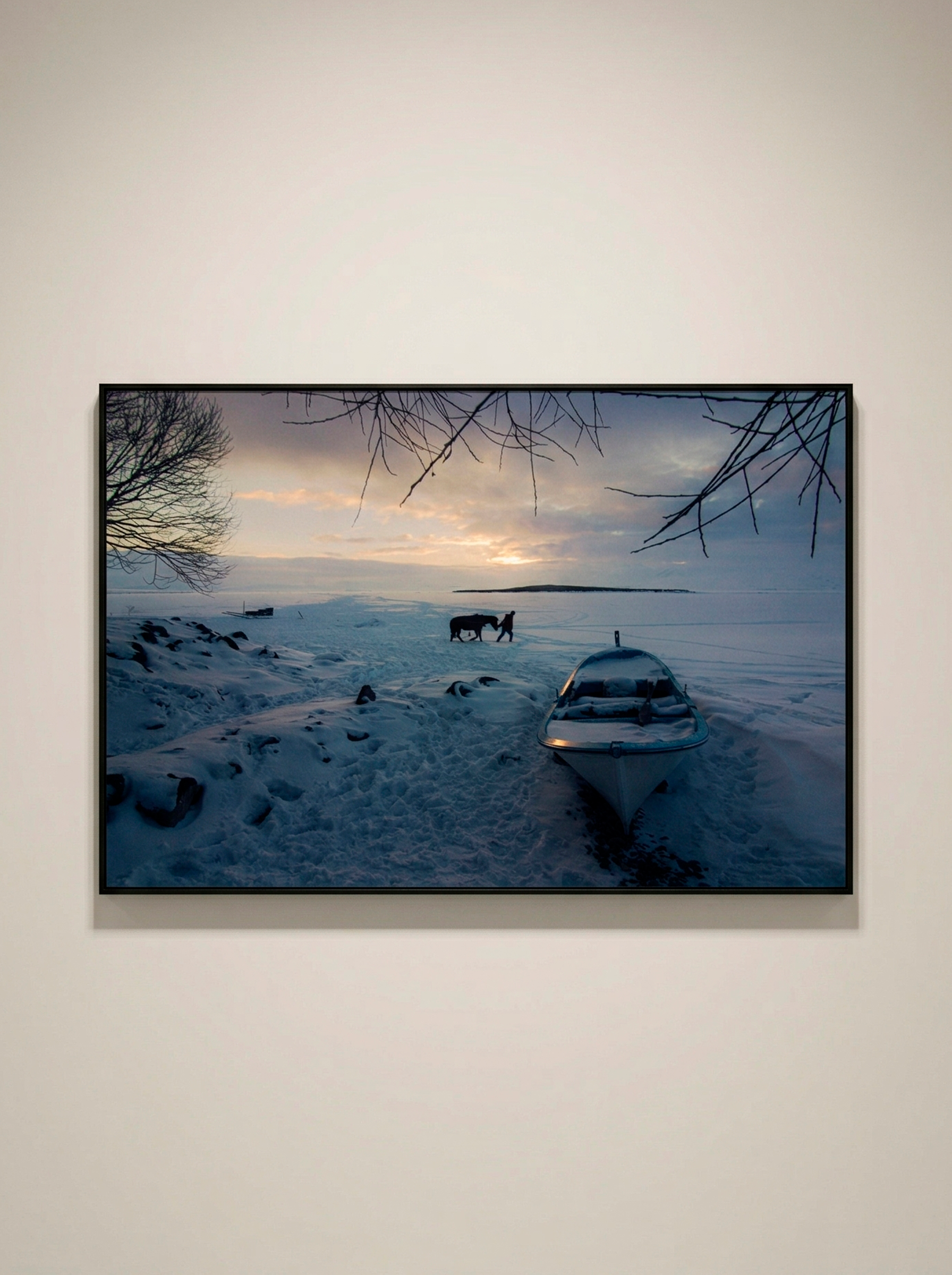 Crepúsculo Invernal en Kars, Lago Çildir — Yusuf Eminoglu